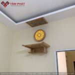 Tâm Phát nhận đặt đóng các mẫu bàn thờ treo tường theo yêu cầu gia chủ.