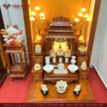 Mẫu bàn thờ đẹp thu hút tài lộc, may mắn.