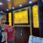 Trang trí nổi bật với mẫu tranh trúc chỉ đẹp mang lại hơi thở ấm cúng, linh thiêng.
