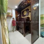 Tầng mái có chiều cao hạn chế, phương án thờ ưu tiên bắn hậu kịch trần.