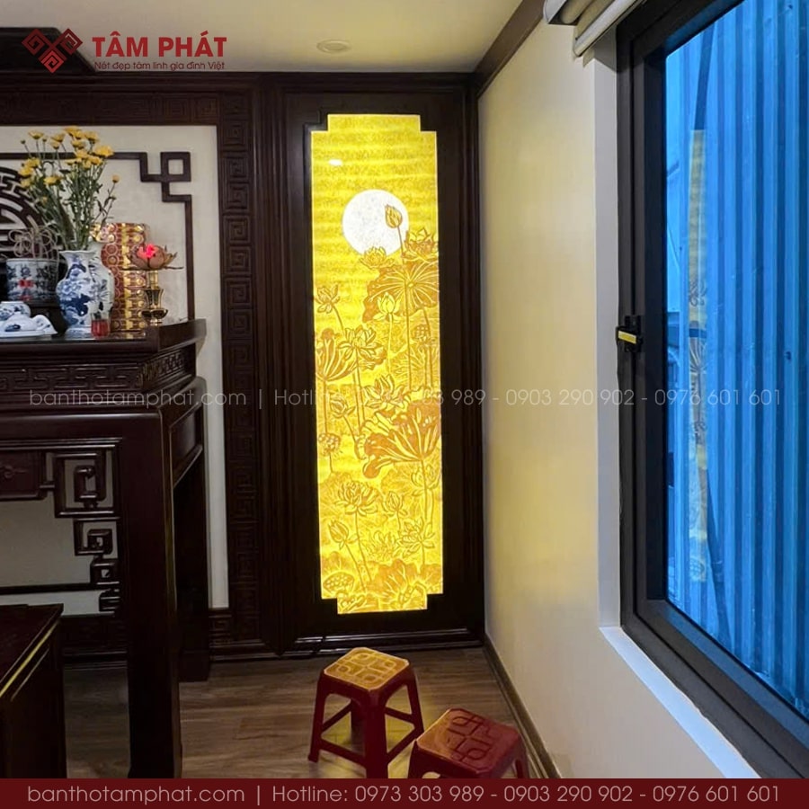 Bố trí lắp đặt chắc chắn, an toàn, chuẩn phong thủy.