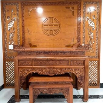Phòng thờ Gia Tiên sang trọng mẫu BT-1595
