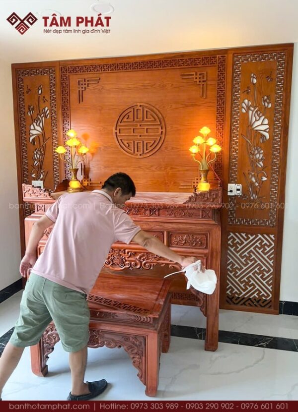 Phong cách thiết kế mang nét đẹp thờ tự trang trọng và linh thiêng