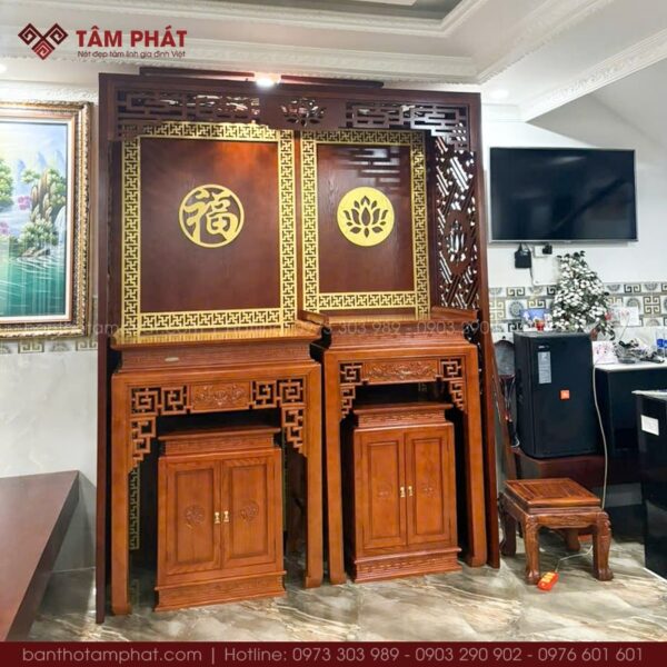 Phòng thờ Phật và Gia Tiên mẫu BT-1604