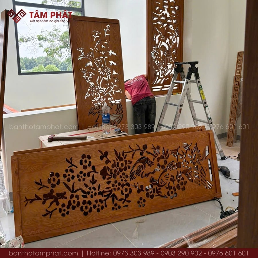 Mọi chi tiết đều được đội ngũ Thợ của Tâm Phát thi công tỉ mỉ, chuyên nghiệp.