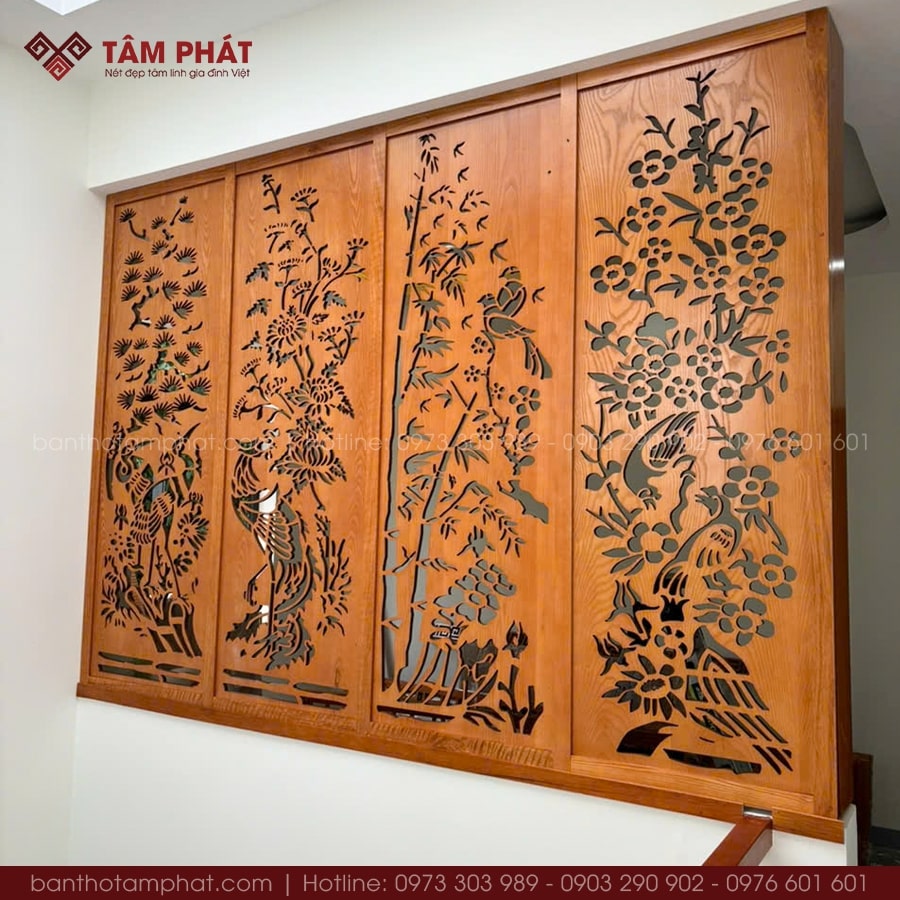 Bộ tứ cây phong thủy mang ý nghĩa tốt đẹp, may mắn, bình an cho gia chủ và gia đình.
