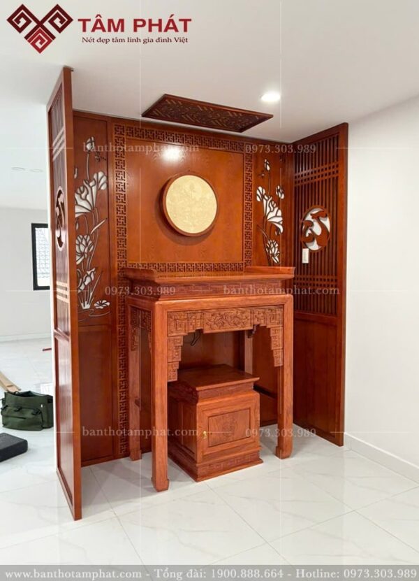 Nhận thiết kế thi công không gian thờ tự trọn gói.
