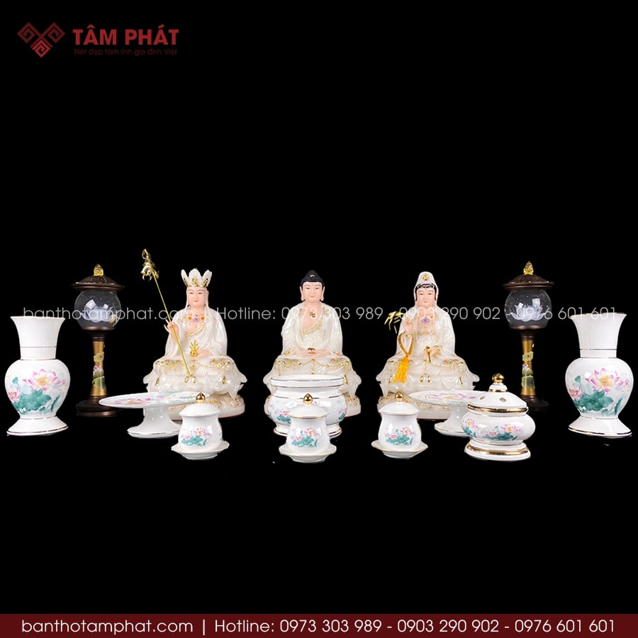 Bộ sản phẩm phù hợp cho mọi loại bàn thờ.