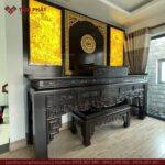 Chất liệu gỗ tự nhiên có độ bền cao, không pha tạp cắt ghép.