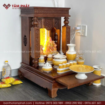 Bàn thờ thần tài thổ địa trọn bộ mẫu BTT-3392