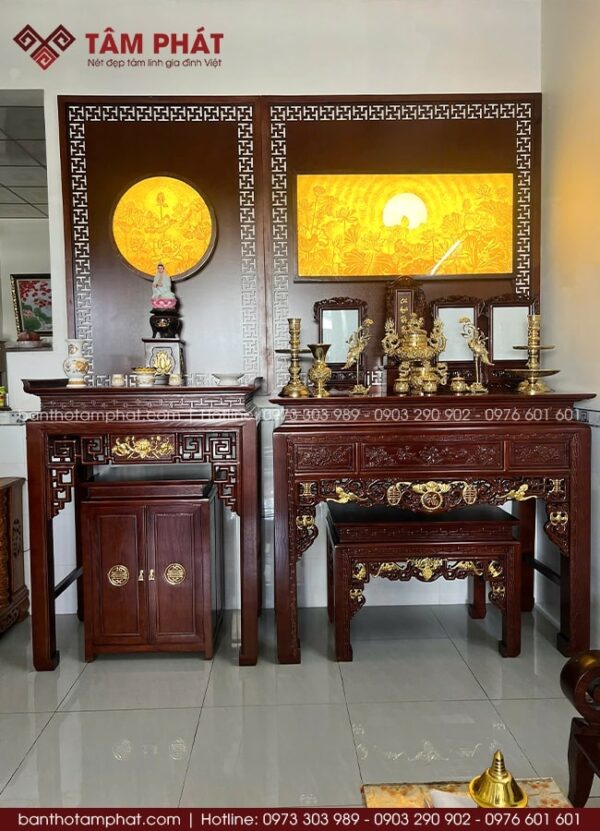 Kích thước bàn thờ chuẩn thước lỗ ban phong thủy đẹp, mang lại may mắn, tài lộc cho gia chủ.