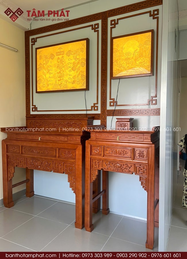 Hoàn thiện phòng thờ Phật và Gia Tiên BT-1646.