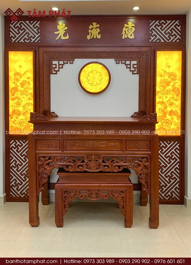 Mẫu phòng thờ đẹp BT-1622
