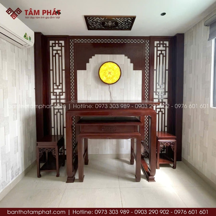 Mẫu phòng thờ hiện đại BT-1621