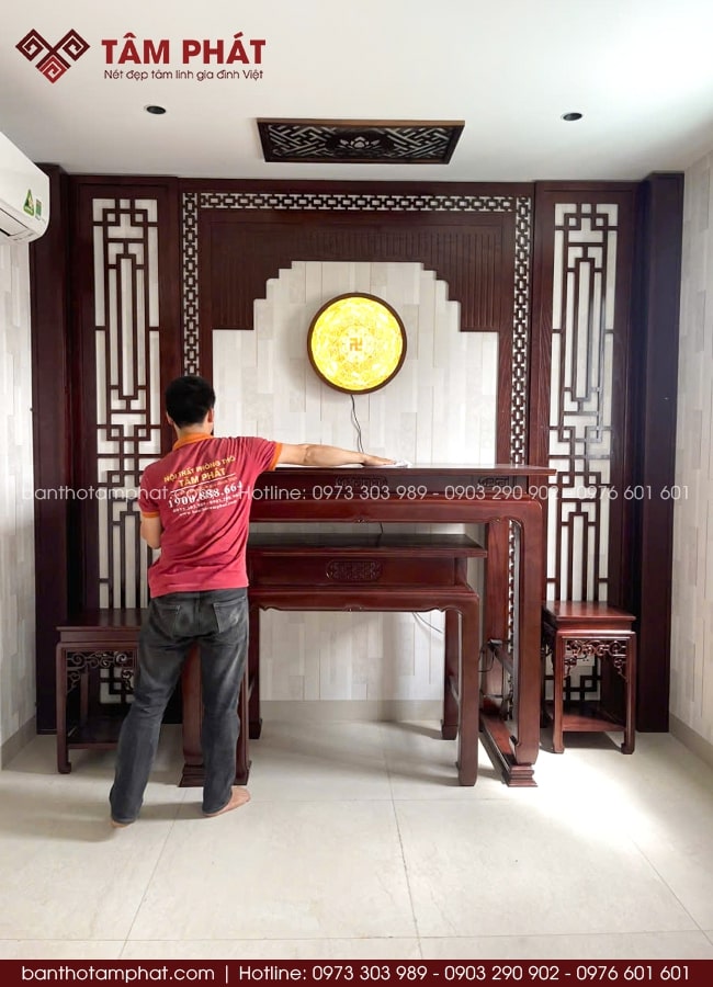 Phương án thờ bám sát nhu cầu và không gian