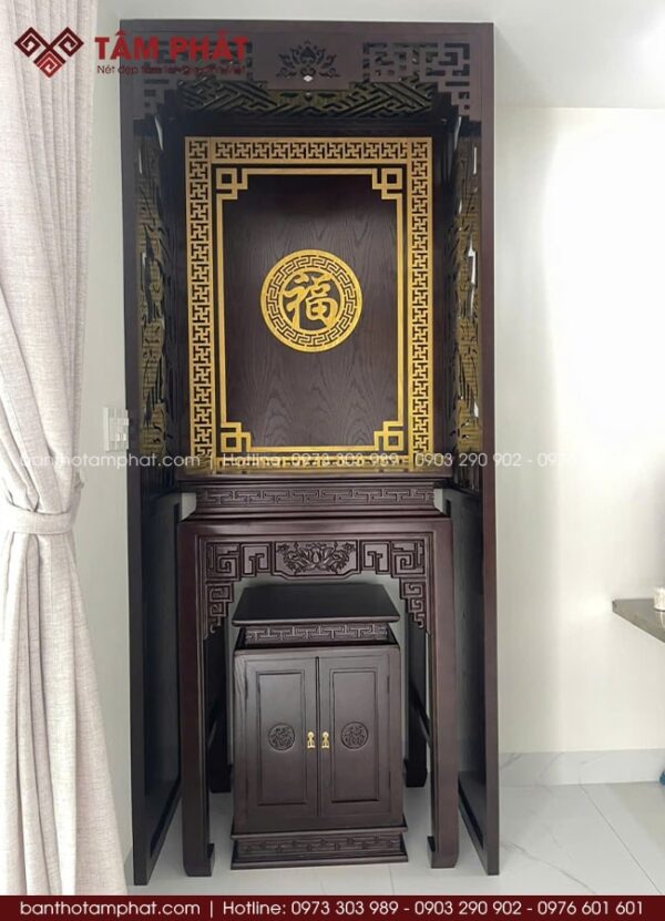 Chọn Mẫu Bàn Thờ Phật Đẹp 2 Tầng Và 3 Tầng Tại Tâm Phát