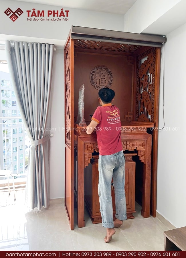 Thi công tỉ mỉ, chi tiết bởi đội ngũ thợ lành nghề, kinh nghiệm cao.