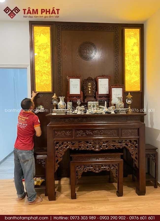 Ưu đãi 10% và miễn phí lắp đặt không gian thờ.