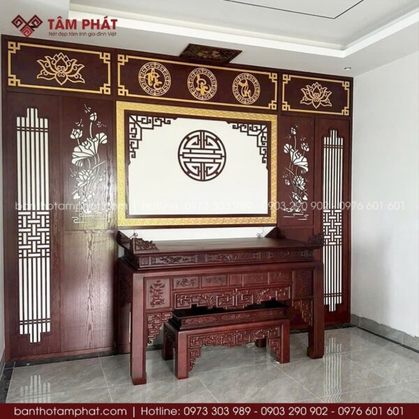 Các chi tiết trang trí hài hòa, sang trọng.