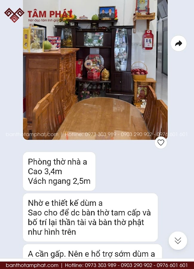 Tâm Phát nắm bắt nhu cầu, đáp ứng toàn diện cho quý khách hàng.