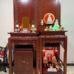 Phòng thờ Phật và gia tiên đơn giản mẫu BT-1661