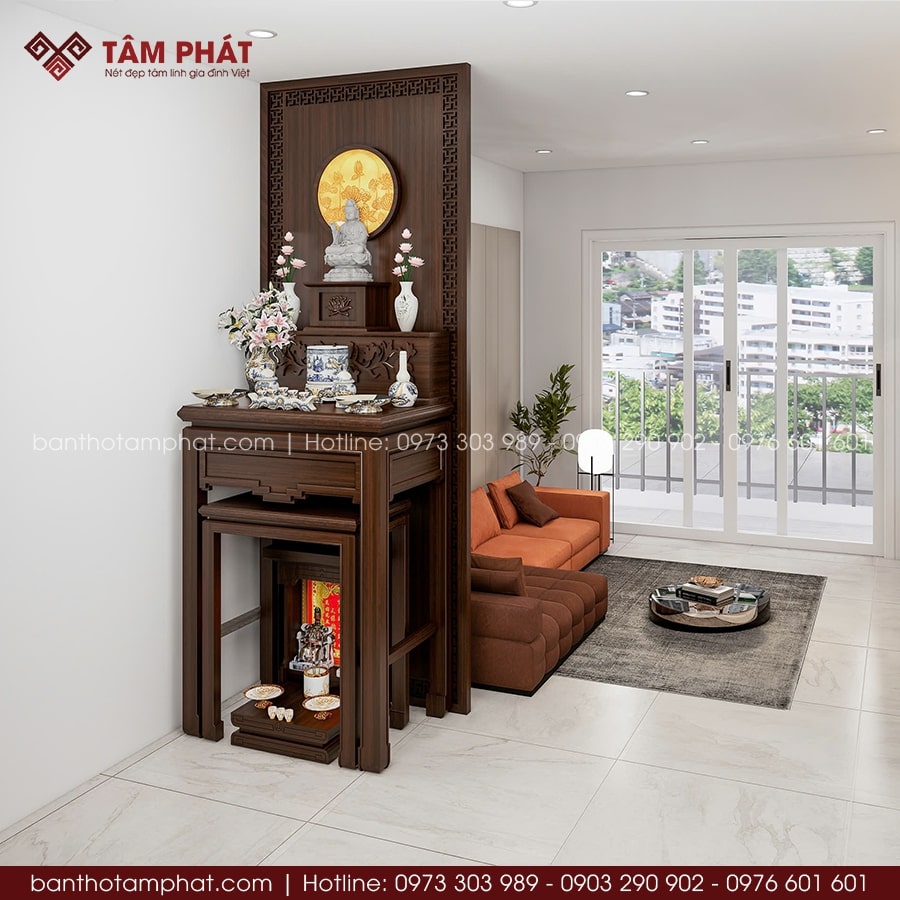 Bàn Thờ Gỗ Phù Hợp Với Nhiều Không Gian Cúng