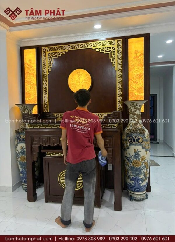 Là không gian thờ tự ấm cúng, hướng về tổ tiên gia đình.