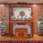 Phòng thờ Gia Tiên trang trí đẹp mẫu BT-1674