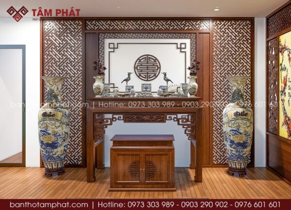 Phương án bố trí hài hòa, chuẩn phong thủy.