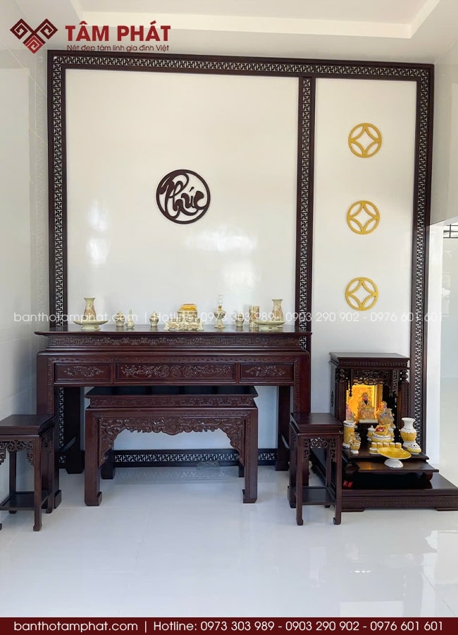 Không gian được cân đối kích thước hài hòa, chuẩn phong thủy tốt.