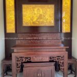 Bàn thờ tam cấp giúp gia chủ dễ dàng bài trí và thờ tự.