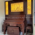 Đặt Thiết Kế Bàn Thờ Phật Chạm Khắc, Gỗ Theo Yêu Cầu