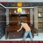Từ 3D đến thực tế phòng thờ BT-1675.
