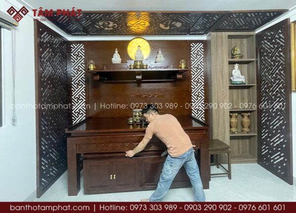 Từ 3D đến thực tế phòng thờ BT-1675.