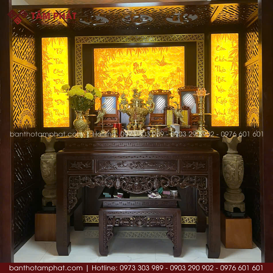 Mẫu Bàn Thờ Đẹp Tại Tâm Phát