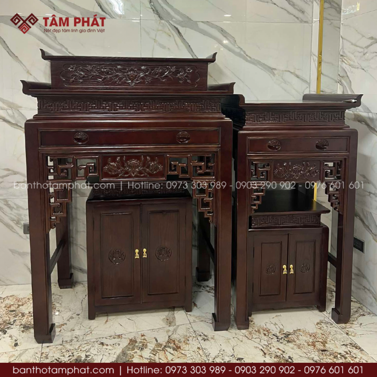 Bàn Thờ Phật Gỗ Tự Nhiên Đẹp Cho Mọi Nhà