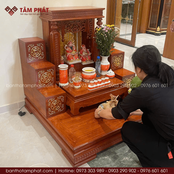 Combo bàn thờ Thần Tài đầy đủ