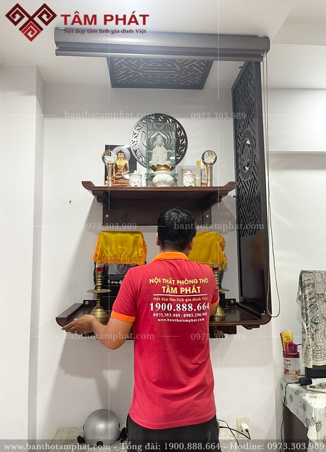 Đa dạng kích thước, màu sắc, phục vụ đầy đủ nhu cầu thờ tự của gia chủ.