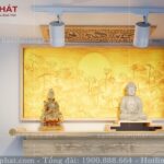 Bàn Thờ Phật Quan Âm Được Thiết Kế Đa Chất Liệu Gỗ