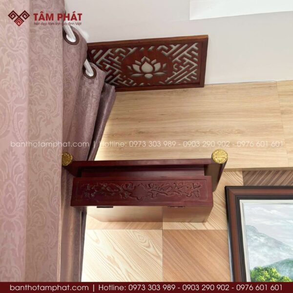 Cân chỉnh kích thước, màu sắc chuẩn phong thủy, hài hòa với nội thất.