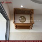 Bàn thờ treo chân thang có ngăn kéo mẫu TT2229