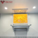 Tâm Phát nhận đặt đóng các mẫu bàn thờ treo tường bắt kịp xu hướng hiện đại.