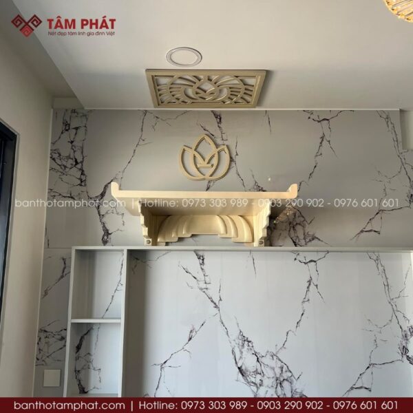 Bàn thờ treo tường chung cư cao cấp mẫu TT2220