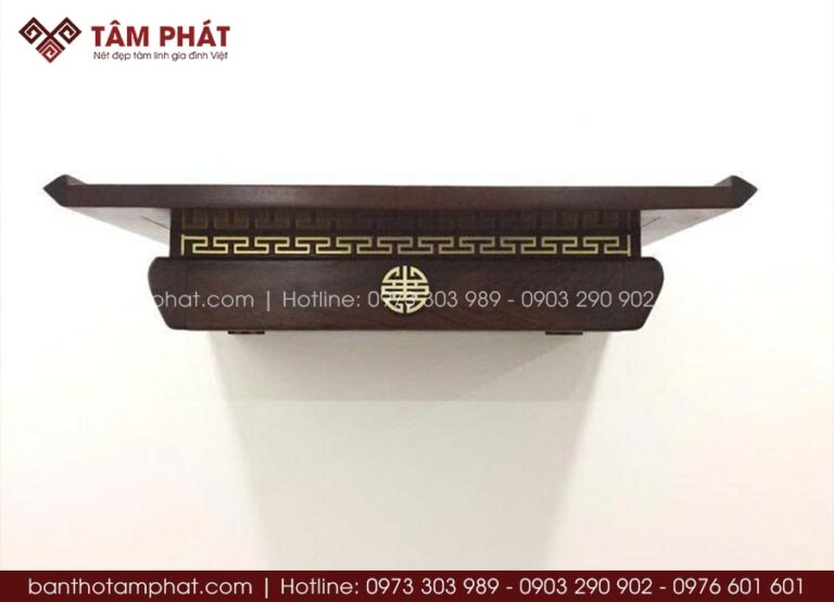 Chất Liệu Gỗ Thiết Kế Bàn Thờ Phật Được Yêu Thích
