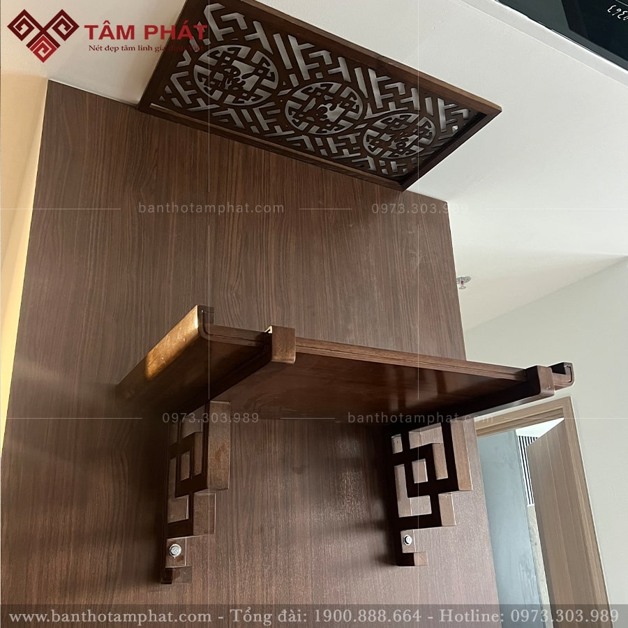 Bàn thờ treo tường tiện lợi mẫu TT2219
