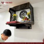 Không gian thờ tối giản, phù hợp nhịp sống đô thị.
