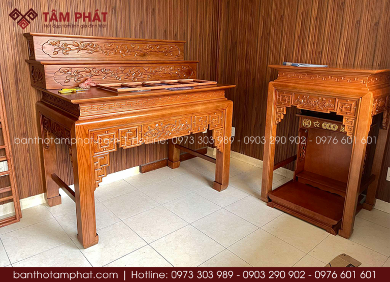 Bàn Thờ Phật Hợp Mệnh Thổ Cho Gia Chủ