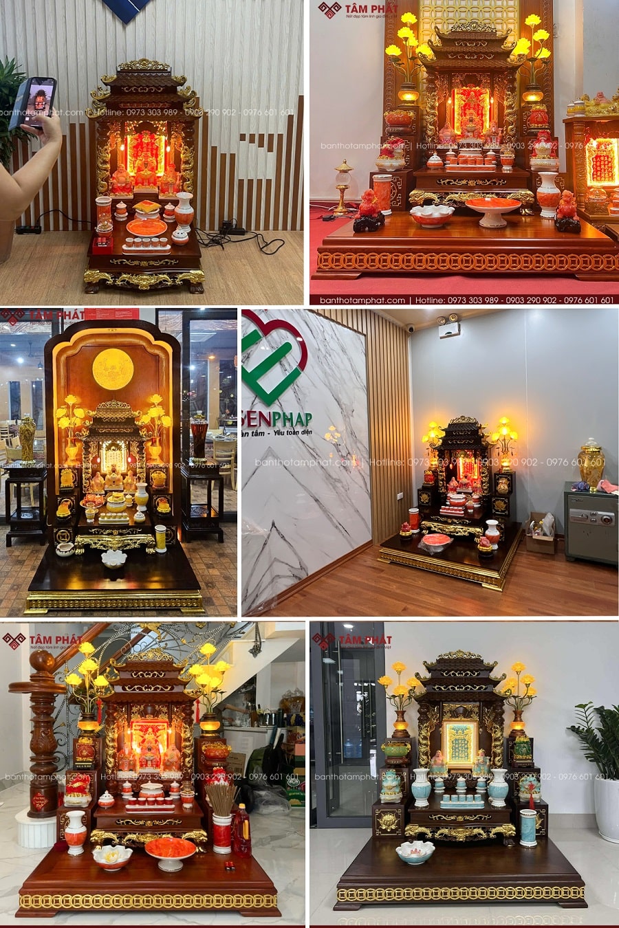 Bàn thờ Ông Địa cao cấp này được nhiều Công ty và chủ nhà lựa chọn