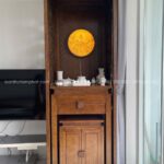 Phòng thờ BT-1718 là lựa chọn lý tưởng cho gia chủ đề cao yếu tố thẩm mỹ và phong thủy trong căn hộ hiện đại.