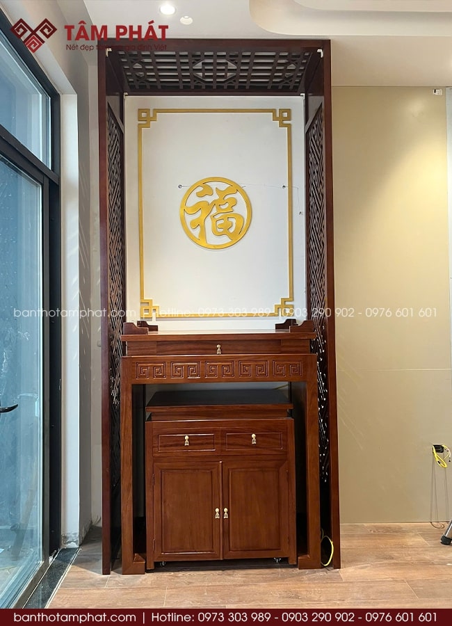 Tâm Phát nhận đặt đóng, thi công phòng thờ BT-1704 trên toàn quốc.